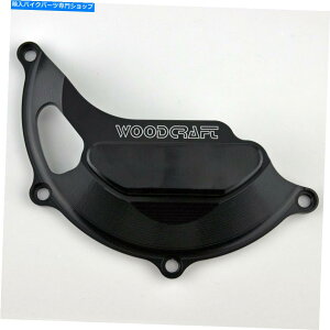 Engine Covers KTM 2018-2020 790�f���[�N�E�b�h�N���t�gLHS�G���W���X�e�[�^�[�J�o�[�v���e�N�^�[ - �u���b�N�v���[�g KTM 2018-2020 790 DUKE WOODCRAFT LHS ENGINE STATOR COVER PROTECTOR - BLACK PLATE�y���s�A���i�z