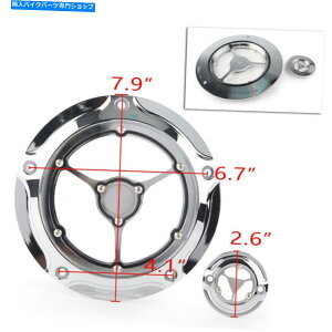 Engine Covers �_�[�r�[�J�o�[�ƃ^�C�}�[�^�C�~���O�J�o�[�n�[���[�c�[�����O�_�C�i2014-2018�N���� Derby Cover & Timer Timing Covers for Harley Touring Dyna 2014-2018 Chrome�y���s�A���i�z
