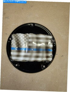 Engine Covers �n�[���[�f�r�b�h�\���~���E�H�[�L�[114�G���W���_�[�r�[25700896���������C���g���r���[�g Harley Davidson Milwaukee 114 Engine Derby 25700896 Thin blue line TRIBUTE�y���s�A���i�z