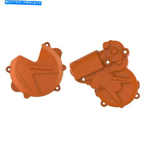Engine Covers KTM/Husqvarna��Polisport Clutch��Ignition�J�o�[ - �I�����W90967 POLISPORT Clutch & Ignition Cover for KTM/Husqvarna - Orange 90967�y���s�A���i�z