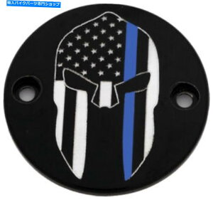 Engine Covers ubNXp^u[C^C}[|CgJo[JX^le02-63bg Black Sparta Blue Line Timer Points Cover Custom Engraving LE02-63BG