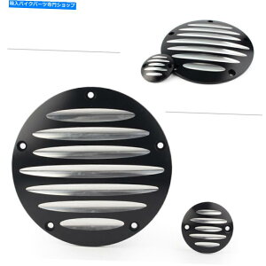 Engine Covers �n�[���[�c�A�[FLHR FLH/T�̃u���b�N�_�[�r�[�J�o�[�^�C�~���O�^�C�}�[ Black Derby Cover Timing Timer For Harley Touring FLHR FLH/T�y���s�A���i�z