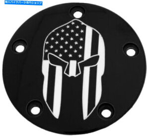 Engine Covers ubNXp^^C}[|CǵAJX^patr20-04bgJo[Ă܂ Black Spartan Timer Points Cover Custom Engraving PATR20-04BG