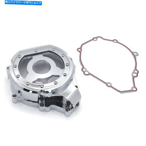 Engine Covers 17-21�X�Y�LGSXR 1000�̃K�X�P�b�g�uGSXR�v��������N����CNC���G���W���X�e�[�^�[�J�o�[ Chrome CNC Left Engine Stator Cover w/ Gasket GSXR For 17-21 Suzuki GSXR 1000