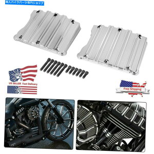 Engine Covers �n�[���[�\�t�g�A�C�����[�h�L���O�c�A�[�c�C���J��99-17�̃N�������b�J�[�{�b�N�X�g�b�v�J�o�[ Chrome Rocker Box Top Cover For Harley Softail Road King Touring Twin Cam 99-17