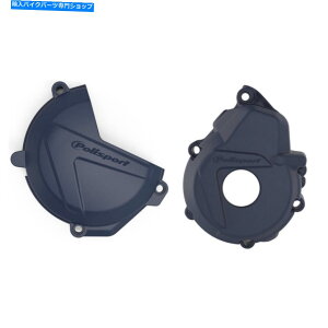 Engine Covers �|���X�|�[�g�u���[�N���b�`�C�O�j�b�V�����J�o�[�K�[�h�v���e�N�^�[�L�b�ghusqvarna TE300 2014-16 Polisport Blue Clutch Ignition Cover Guard Protector Kit Husqvarna TE300 2014-16�y���s�A���i�z