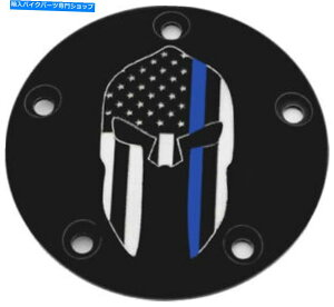 Engine Covers ubNXp^u[C^C}[|CgJo[JX^le02-04bg Black Sparta Blue Line Timer Points Cover Custom Engraving LE02-04BG