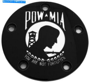 Engine Covers Black Pow-Mia Timer Point́AJX^pow02-04bgJo[Ă܂ Black POW-MIA Timer Points Cover Custom Engraving POW02-04BG