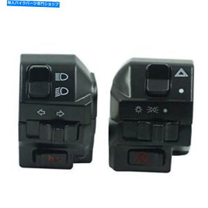 Switches ubNjo[TA~jE7/8 "22mmI[goCXCb`nho[[^[oCNz[ Black Universal Aluminum 7/8" 22mm Motorcycle Switch Handlebar Motorbike Horn