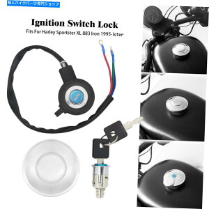 Switches COjbVXCb`bNL[FULEKXLbvJo[n[[X|[cX^[XL 883ɃtBbg Ignition Switch Lock Keys Fule Gas Cap Cover Set Fit For Harley Sportster XL 883