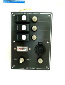 Switches Horizo??ntal 3MO{[g /bgdCXCb`plvbVZbgT[Lbgu[N HORIZONTAL 3 GANG BOAT / YACHT ELECTRICAL SWITCH PANEL PUSH-RESET CIRCUIT BREAKE