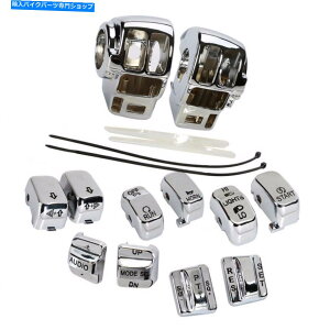 Switches �I�[�g�o�C�X�C�b�`�n�E�W���O�J�o�[ +�n�[���[FLHTCU FLTR FLHRC FLHR��10PCS�L���b�v Motorcycles Switch Housing Covers +10Pcs Caps For Harley FLHTCU FLTR FLHRC FLHR�y���s�A���i�z