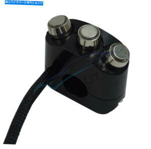 Switches CNC 25mm LEDjo[TBe[W[^[TCNnho[}EgXCb`{^ CNC 25mm LED Universal Vintage Motorcycle Handlebar Mount Switch Control Button