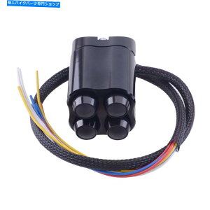 Switches ���[�^�[1 �n���h���o�[�R���g���[���X�C�b�`4�{�^���^�[���M���n�E�W���O���C���[�n�[�l�X�V�@�\ Motor 1 Handlebar Control Switch 4 Button Turn Signal Housing Wires Harness New�y���s�A���i�z