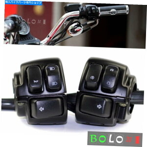 Switches 1 "nho[Rg[XCb`29"n[[_Ci\tgACX|[cX^[̃C[n[lX 1" Handlebar Control Switch & 29" Wire Harness For Harley Dyna Softail Sportster