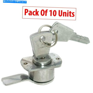 Switches Lambretta Li 150�V���[�Y2���f���p��10���j�b�g�̃L�[�Z�b�g�t���c�[���{�b�N�X���b�N Tool Box Lock With Keys Set of 10 Units For Lambretta LI 150 Series 2 Model