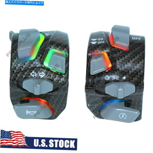 Switches 7/8JtLEDMtHOCgRg[XCb`X^[gL{^Xbg 7/8 colorful led Signal Fog light Control Switch Start Kill Button Throttle