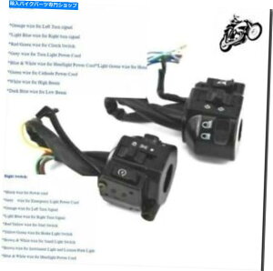 Switches 7/8 22mm���j�o�[�T���I�[�g�o�C�E?���A���~�j�E����������X�C�b�` 7/8 22mm Universal Motorcycle Right~Left Aluminum Alloy Control Switch�y���s�A���i�z
