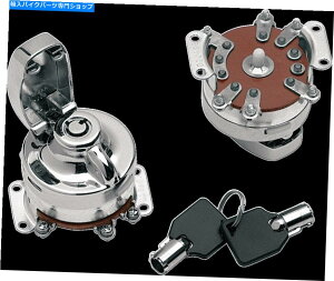 Switches 1988-1990n[[\tgACXvK[FXSTS 6ɃCOjbVXCb`EhL[ 1988-1990 for Harley Softail Springer FXSTS 6-Pole Ignition Switch Round Key