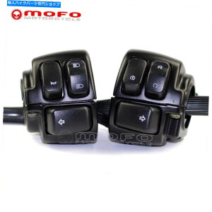Switches n[[\tgAC_CiX|[cX^[96-12p̃nho[Rg[XCb`n[lXLbg 1in Handlebar Control Switch Harness Kit For Harley Softail Dyna Sportster 96-12