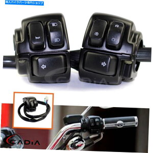 Switches ubN1 ''nho[CgRg[XCb`Dyna V-Rod\tgACpn[lXLbg Black 1'' Handle Bar Light Control Switches Harness Kit For Dyna V-ROD Softail