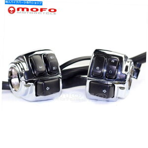 Switches Chrome 1 ''nhRg[XCb`n[[_CiX|[cX^[xl̃C[n[lX Chrome 1'' Handlebar Control Switch Wiring Harness For Harley Dyna Sportster XL