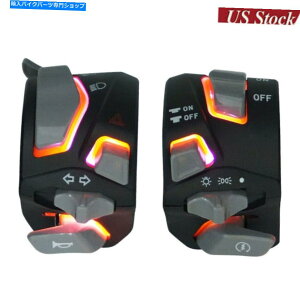 Switches 7/8bhLEDMtHOCgRg[XCb`X^[gL{^Xbg 7/8 red led Signal Fog light Control Switch Start Kill Button Throttle