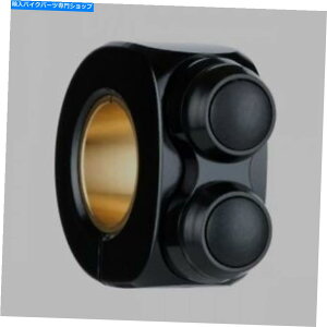 Switches Motogadget Mo.switch Basic 2{^Ainlay̍Z Motogadget mo.switch basic 2 button, Black Housing with Black Inlay