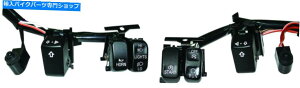 Switches nho[XCb`LbgSȍn[[we[W\tgGC07-10 Handle Bar Switch Kit Complete Black White Letters Harley Heritage Softail 07-10