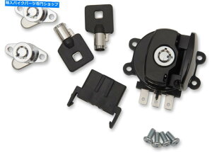 Switches �h���b�O�u���b�NSH�C�O�j�g���X�C�b�`SB���b�N�L�b�g�n�[���[98-13 FLHR W/ HB 2106-0408 Drag Black SH Igniton Switch SB Lock Kit for Harley 98-13 FLHR w/ HB 2106-0408�y���s�A���i�z