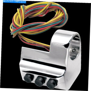 Switches vptH[}X-907050-X[{^XCb`nEWOAu[LTCh - N Pro-One Performance - 907050 - Three-Button Switch Housing, Brake-Side - Chrome