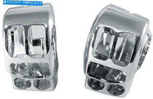 Switches Harddrive 139 14-Up Style Hand Controls Chrome Switch Housing Kit HARDDRIVE 139 14-Up Style Hand Controls Chrome Switch Housing Kit�y���s�A���i�z