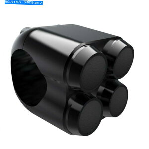 Switches Motone 4�{�^���n���h�R���g���[��1 "�o�[�̃��b�g�K�b�WMotogadget m-switch�̃��[�����^���[�X�C�b�` Motone 4 Button Hand Control Momentary Switch For 1" Bars Motogadget M-switch
