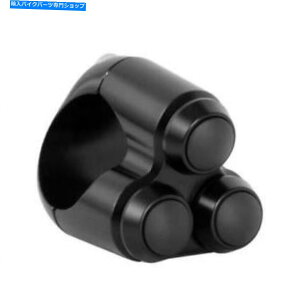 Switches Motone�g���v���}�C�N���X�C�b�`�o�C�N�{�^���n�E�W���O-22mm 7/8 "�n���h���o�[�u���b�N Motone Triple Micro Switch Motorbike Button Housing - 22mm 7/8" Handlebar Black