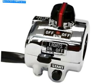 Switches KSBe[WX^C̎s/Cg/XCb`NJn K&S Vintage Style Run/Lights/Start Switch Chrome