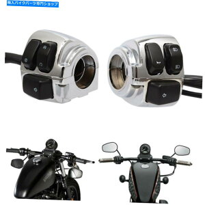 Switches n[[X|[cp̃I[goCN1 "25mmnho[^[VOiRg[XCb` Motorcycle Chrome 1" 25mm Handlebar Turn Signal Control Switch For Harley Sports