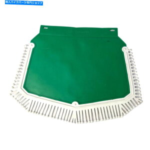 CrankshaftsSwitches Lambretta Vespa�X�N�[�^�[�O���[���}�b�h�t���b�v�Ɣ����^�b�Z�� Lambretta Vespa Scooter Green Mudflap With White Tassels�y���s�A���i�z