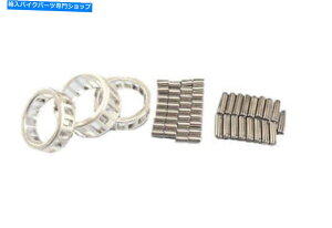 Crankshafts �P�[�W�ɍ������R�l�N�e�B���O���b�h���[���[�x�A�����O�Z�b�g�n�[���[�f�r�b�h�\�� Connecting Rod Roller Bearing Set with Cages fits Harley Davidson�y���s�A���i�z