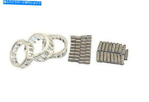 Crankshafts v�c�C���ɂ��n�[���[�f�r�b�h�\���̃P�[�W�ŃZ�b�g���ꂽ�R�l�N�e�B���O���b�h���[���[�x�A�����O�Z�b�g Connecting Rod Roller Bearing Set with Cages for Harley Davidson by V-Twin�y���s�A���i�z