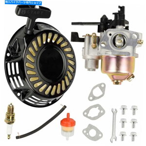 Starter vf^[212cc 196cc 6.5hpvRCX^[^[Lu^[Lbg~joCNS[J[g Predator 212cc 196cc 6.5HP Pull Recoil Starter Carburetor Kit Mini Bike Go Kart
