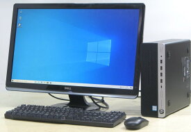 デスクトップパソコン 中古 エイチピー プロデスク HP Prodesk 600 G3 SFF 6700 24インチ 24型 液晶 モニター セット Corei7 中古パソコン 【中古】