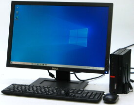 中古 デスクトップ パソコン Lenovo ThinkCentre M710Q 10MQ-A0CMJP Corei5 第6世代 メモリ 8G SSD128G 22インチ 液晶セット Windows 10 【中古パソコン】【中古】