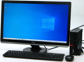 中古 デスクトップ パソコン Lenovo ThinkCentre M710Q 10MQ-A0CMJP Corei5 第6世代 メモリ 8G SSD128G 24インチ 液晶セット Windows 10 【中古パソコン】【中古】