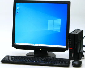 中古 デスクトップ パソコン Lenovo ThinkCentre M710Q 10MQ-A0CMJP Corei5 第6世代 メモリ 8G SSD128G 19インチ 液晶セット Windows 10 【中古パソコン】【中古】