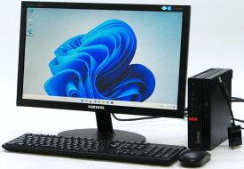 中古 デスクトップ パソコン Lenovo ThinkCentre M710q 10MQ-A0CMJP Corei5 第6世代 20インチワイド 液晶セット Windows 11 【中古パソコン】【中古】