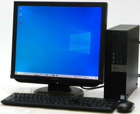 中古 デスクトップ パソコン DELL Optiplex 3046-6700SF Core i7 第6世代 19インチ 液晶セット Windows10 【中古パソコン】【中古】