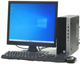【新品SSD240GB】 デスクトップ パソコン 中古 PC エイチピー プロディスク HP Prodesk 600 G3 SFF-6500 17インチ 17型 液晶 モニター セット Core i5 グラフィックボード GeForce GT710 マルチディスプレイ 最大4画面対応 【中古】