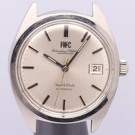 デッドストック級 稼働 良品 IWC AT/自動巻 ヨットクラブ デイト シルバー文字盤 トップのみ メンズ腕時計 9724ABC5906310YSD
