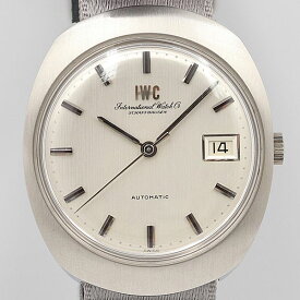 デッドストック級 稼働 美品 IWC シャフハウゼン 1815 AT/自動巻 シルバー デイト 2KHT メンズ腕時計 OGH 10651ABC0897600