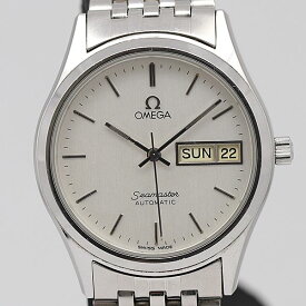 デッドストック級 稼働 良品 オメガ シーマスター デイデイト シルバー文字盤 メンズ腕時計 KOR 1644ABC5523400